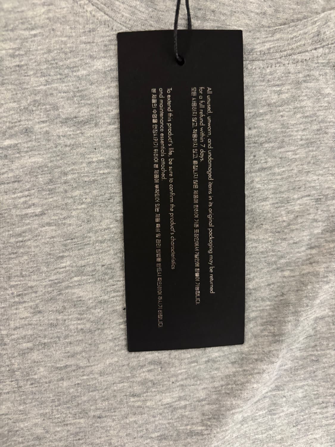 PMO 3POCKET T-SHIRTS #1 WHITE/GRAY FREE 상품이미지6