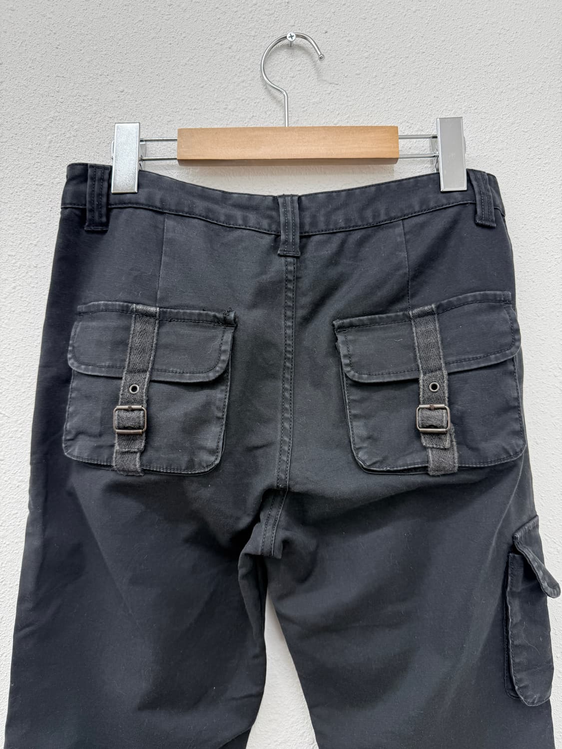 빈티지 블랙 포켓 카고 팬츠 상품이미지4