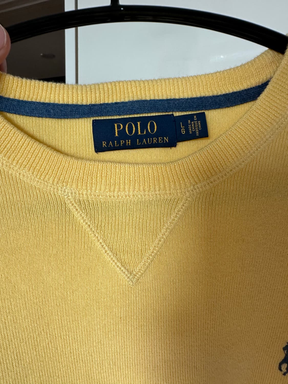 폴로 랄프로렌 연노랑 니트 상품이미지2