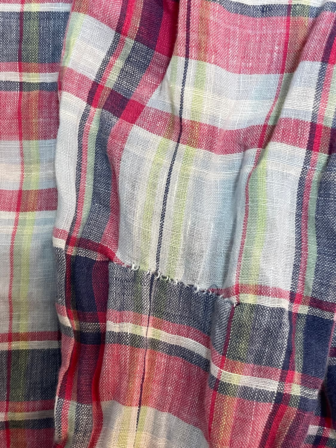 폴로 린넨 체크셔츠  상품이미지5