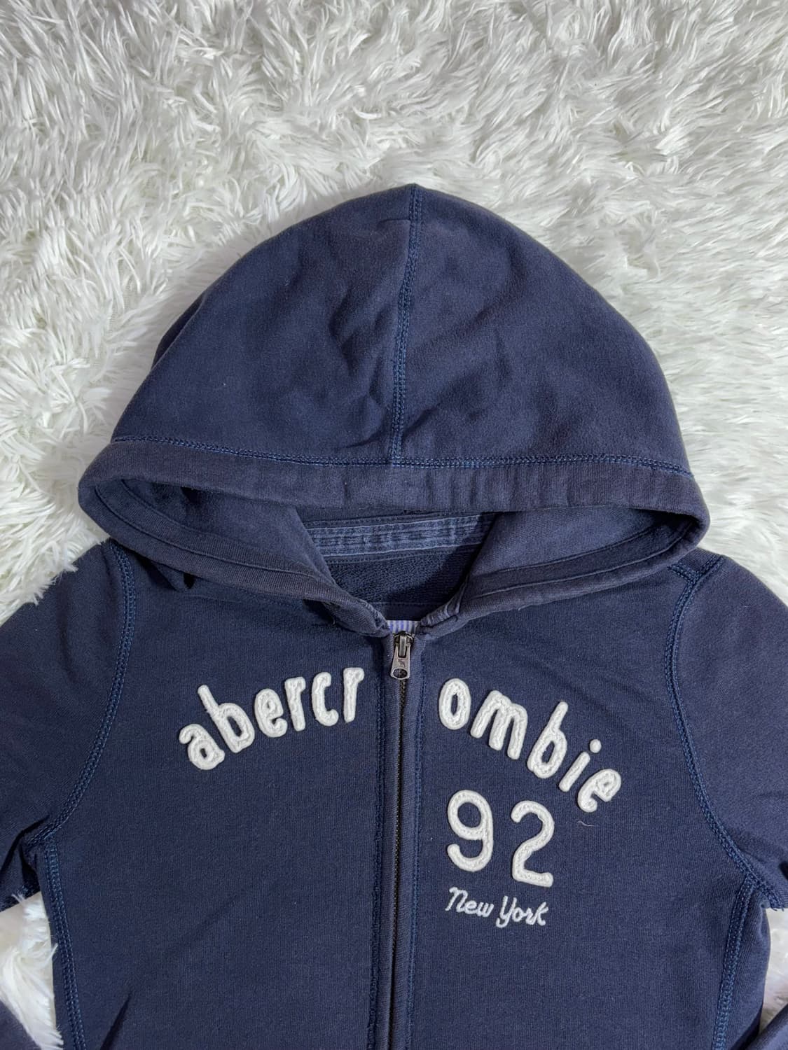 아베크롬비 딱붙핏 네이비 후드집업  상품이미지5
