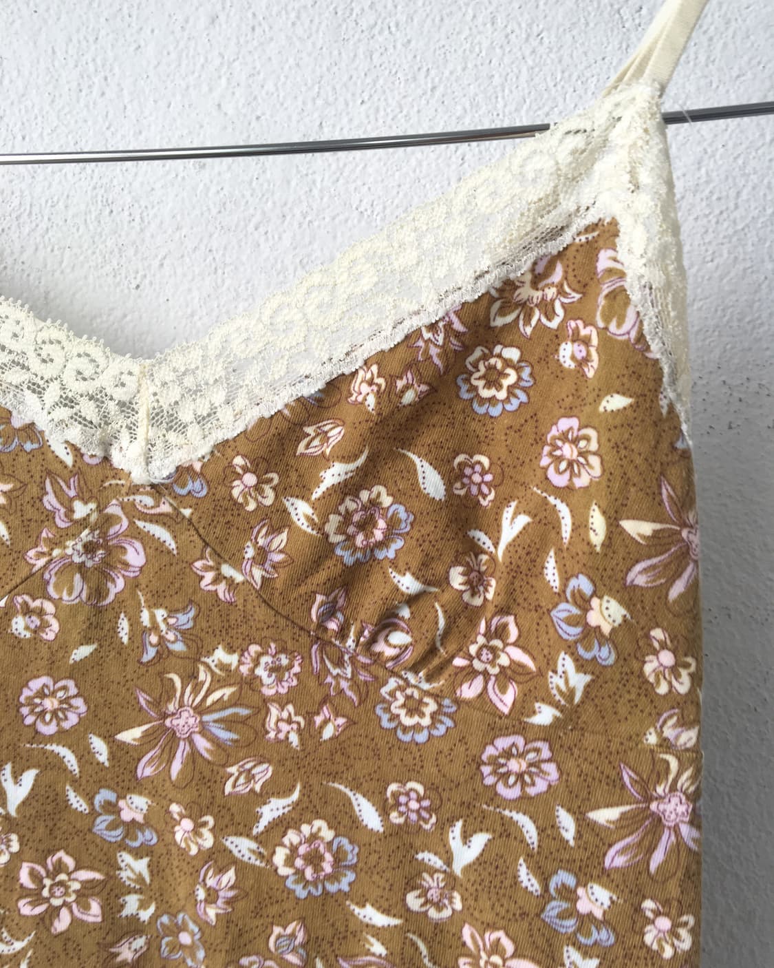 Lace trimming flower pattern sleeveless 상품이미지4