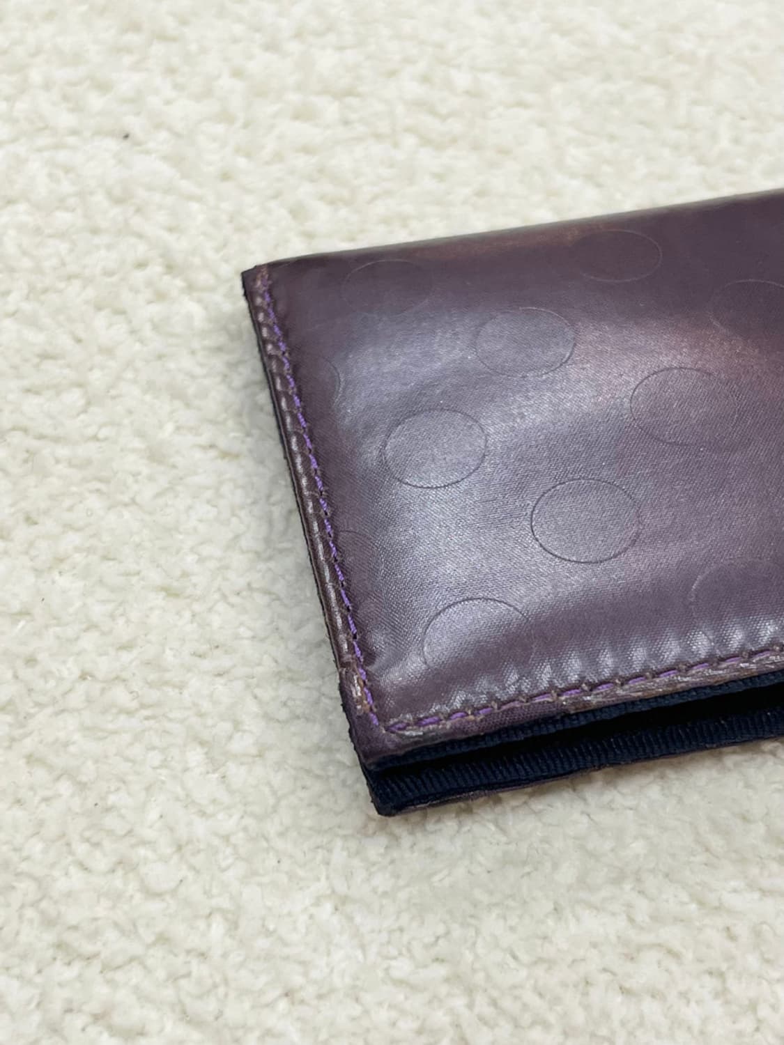 포터 도트 카드지갑 퍼플 상품이미지5