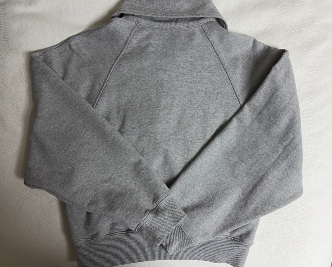 렉토 하프 집업 맨투맨 판매(그레이/FREE) 상품이미지3