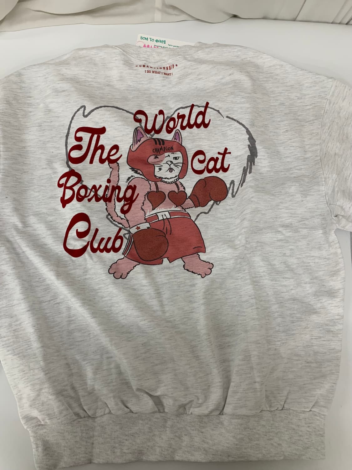 MINJIENA Boxing cat sweatshirts 상품이미지8