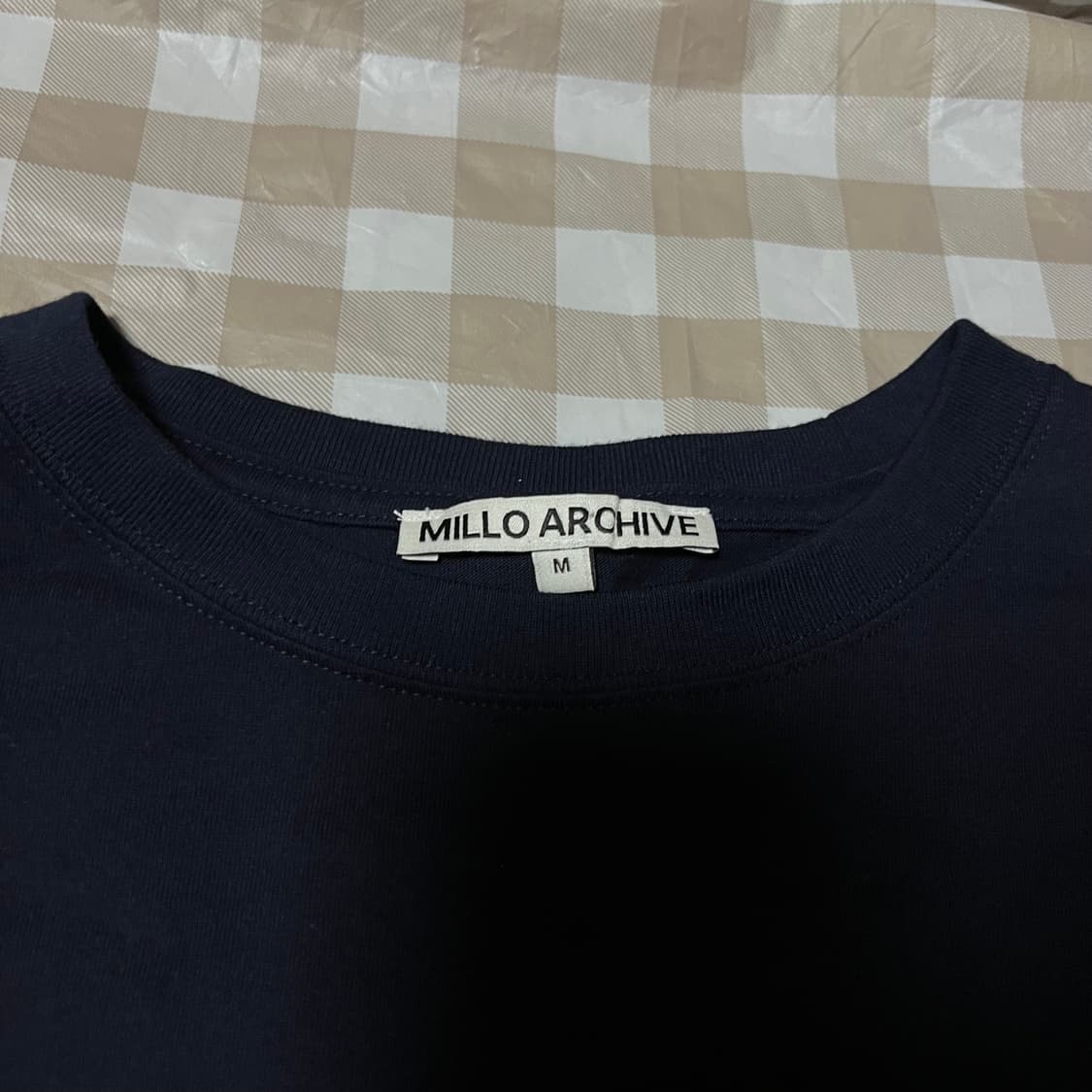 밀로 아카이브 반팔 네이비 M 곤색 반팔티 여름 빈티지 상품이미지2