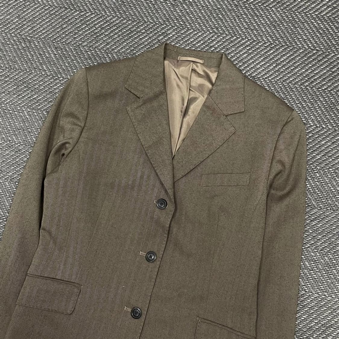 제이프레스 싱글 버튼 모직 블레이저 v0218 상품이미지3