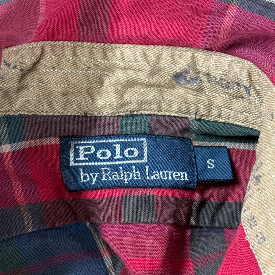 [S/95] 90s 폴로 랄프로렌 빈티지 멀티체크 셔츠 남방 상품이미지6