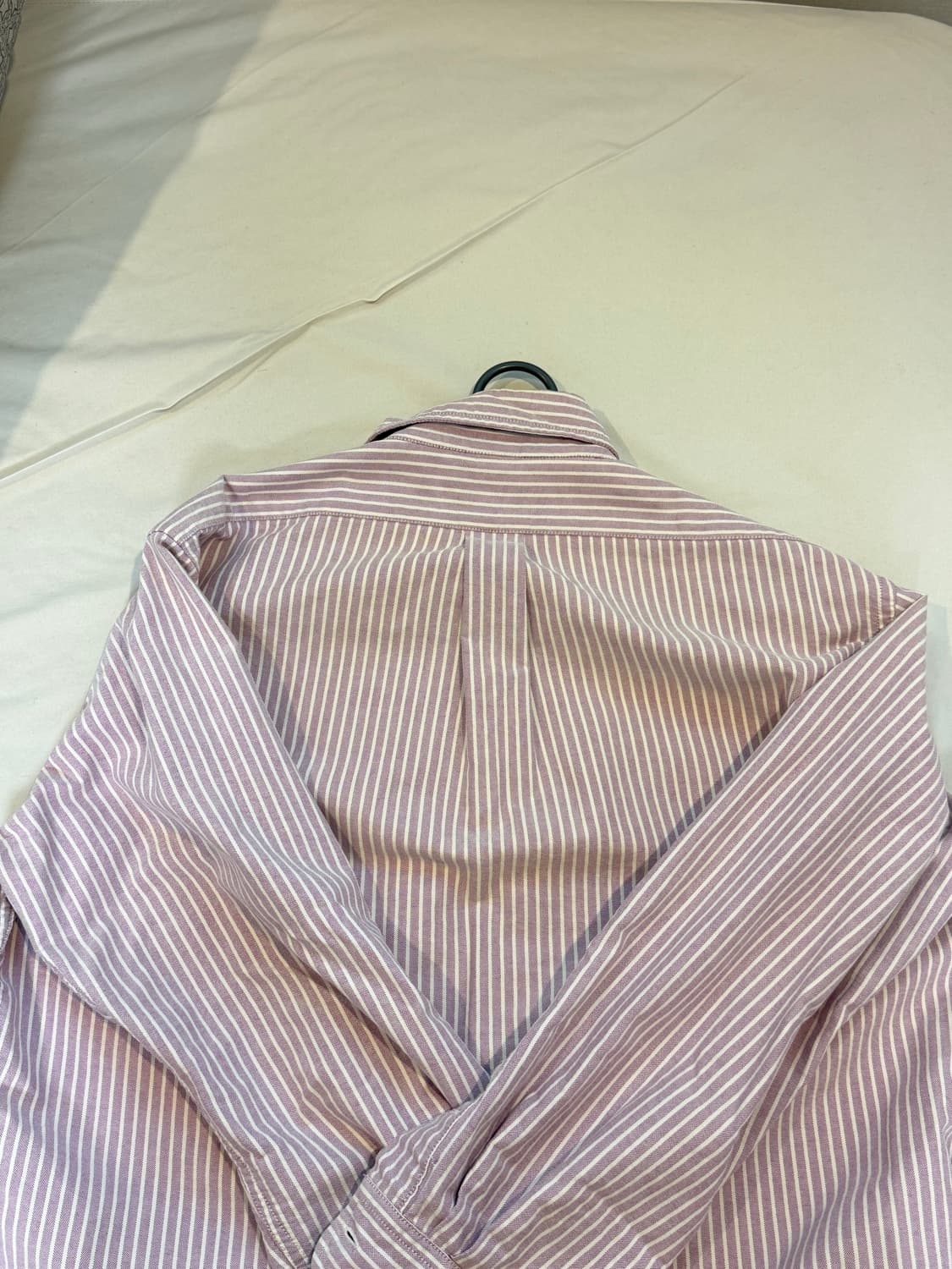 폴로 랄프로렌 옥스포드 스트라이프 셔츠 핑크 L 상품이미지3