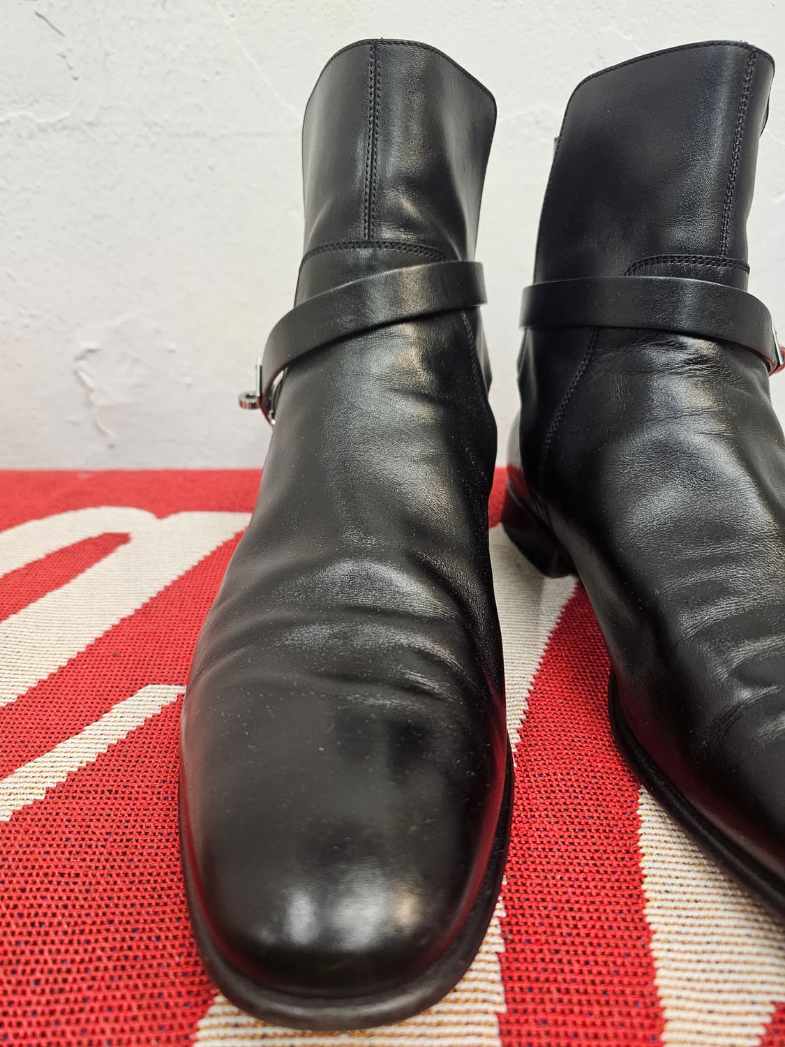 에르메스 카프스킨 레더 앵클 부츠 상품이미지3