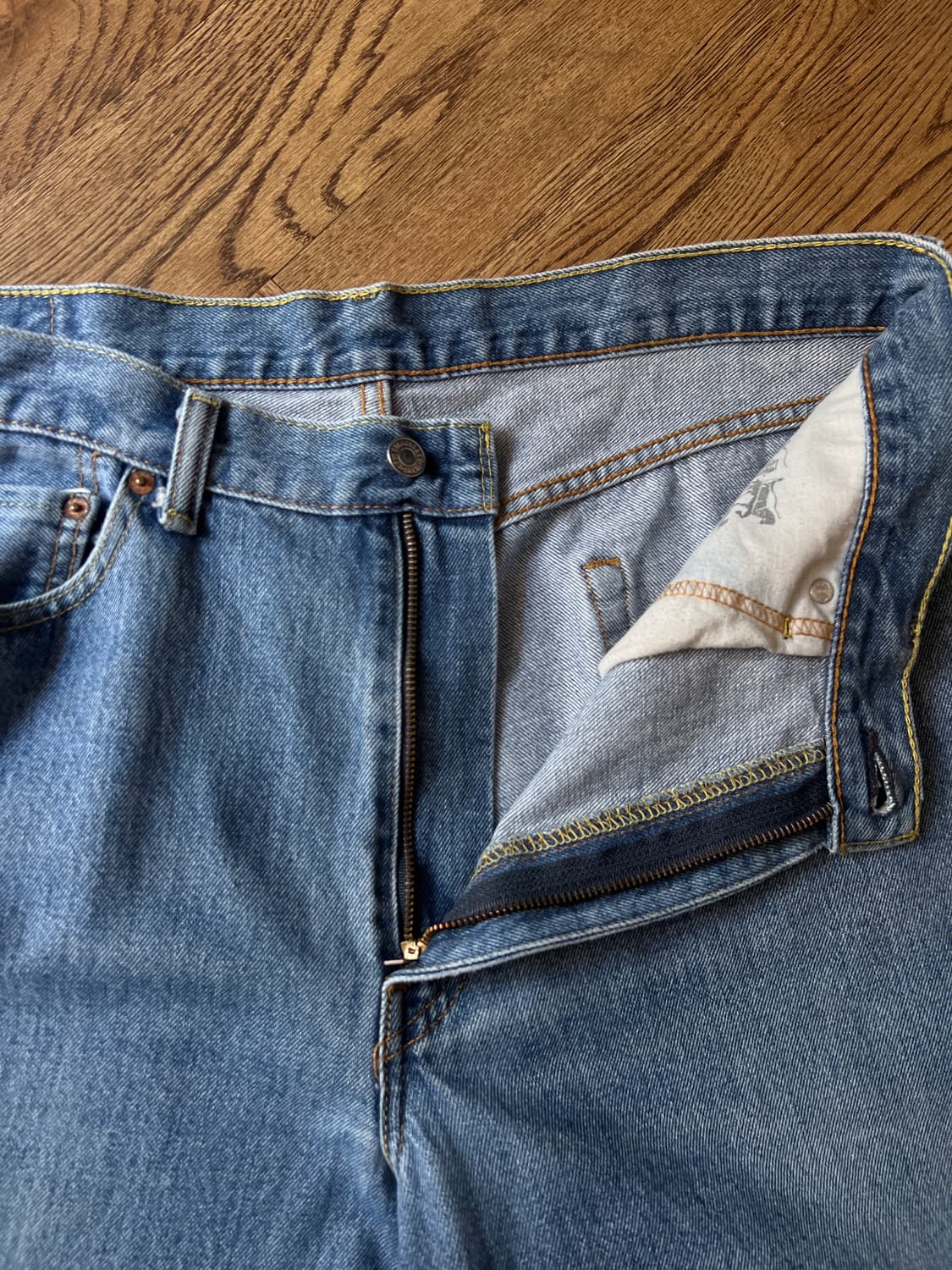 [36]리바이스 550 릴렉스핏 미디엄블루 데님 팬츠 상품이미지3