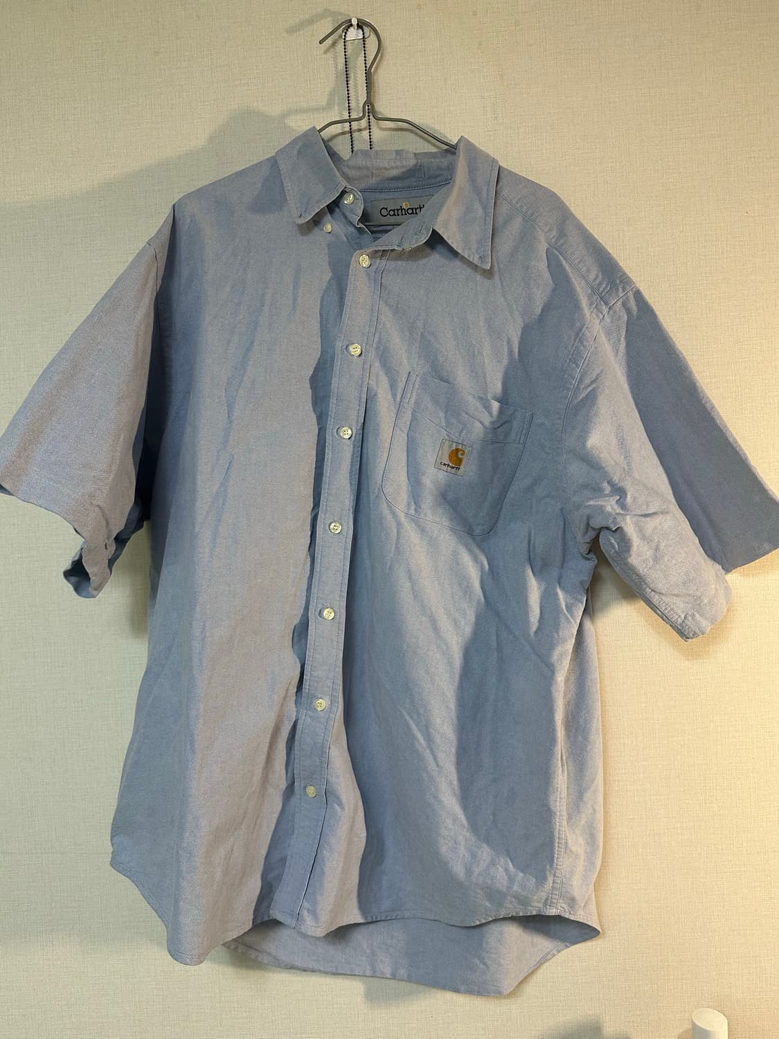 칼하트 로고 포켓 반팔셔츠 XL 상품이미지1