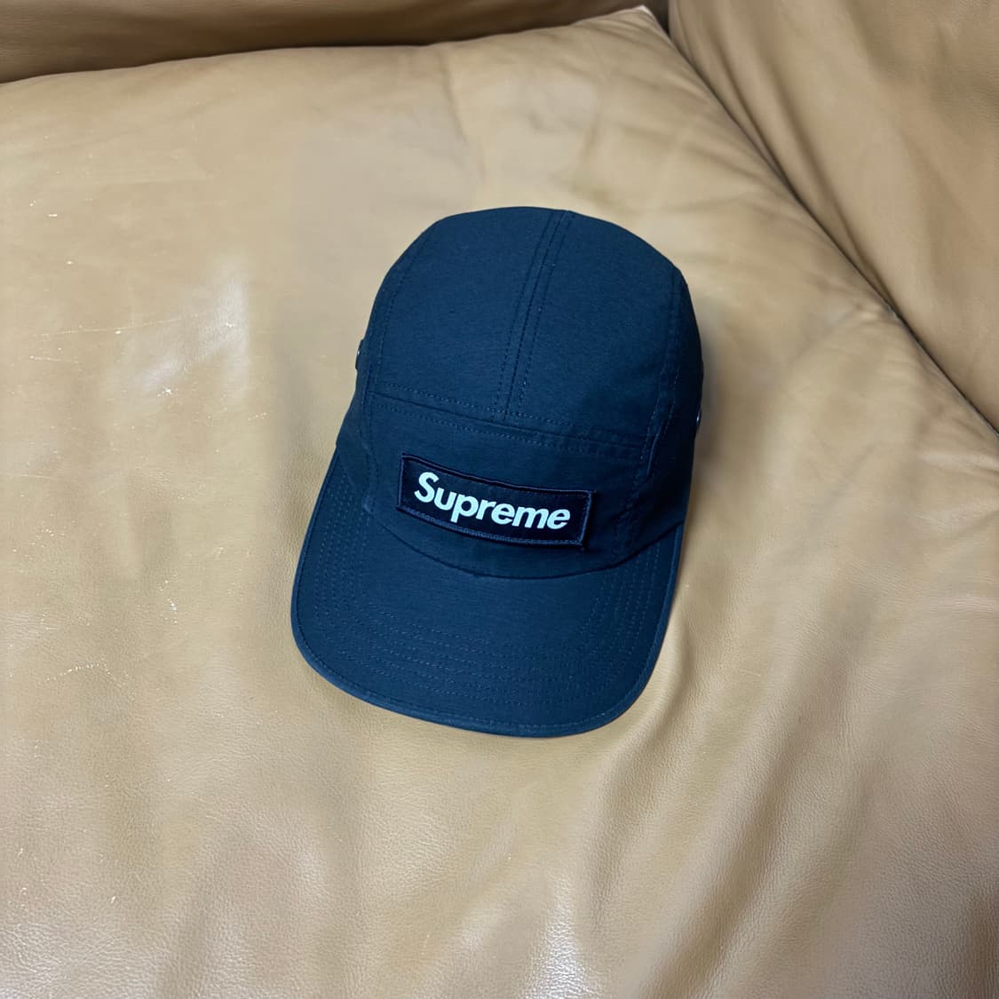 슈프림 캠프캡 모자 박스로고 24ss 밀리터리 블랙 상품이미지1