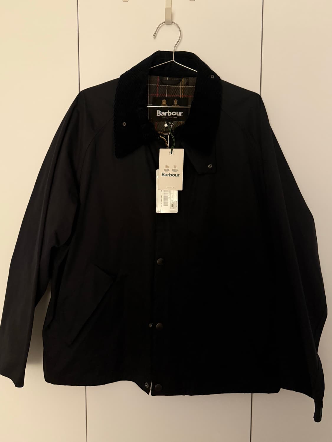 바버 트랜스포트 캐쥬얼 네이비 42 상품이미지4