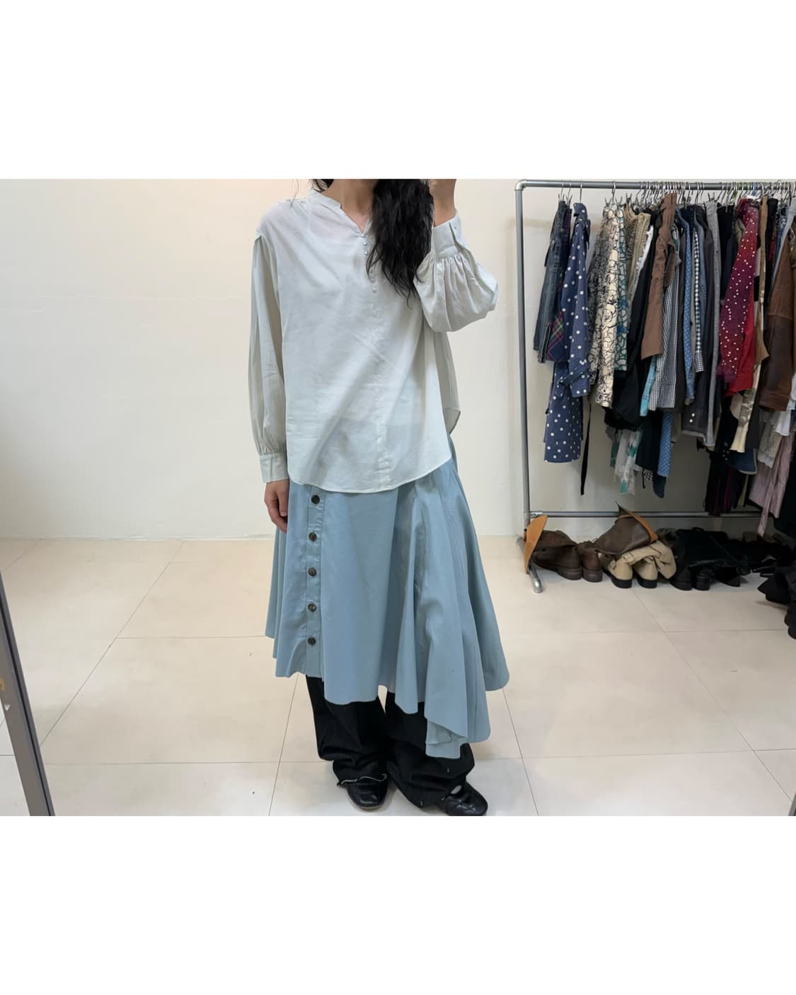 빈티지 블라우스 상품이미지1