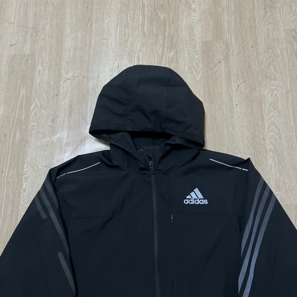 아디다스 사이드라인 후드 바람막이 집업 XL/105  상품이미지2