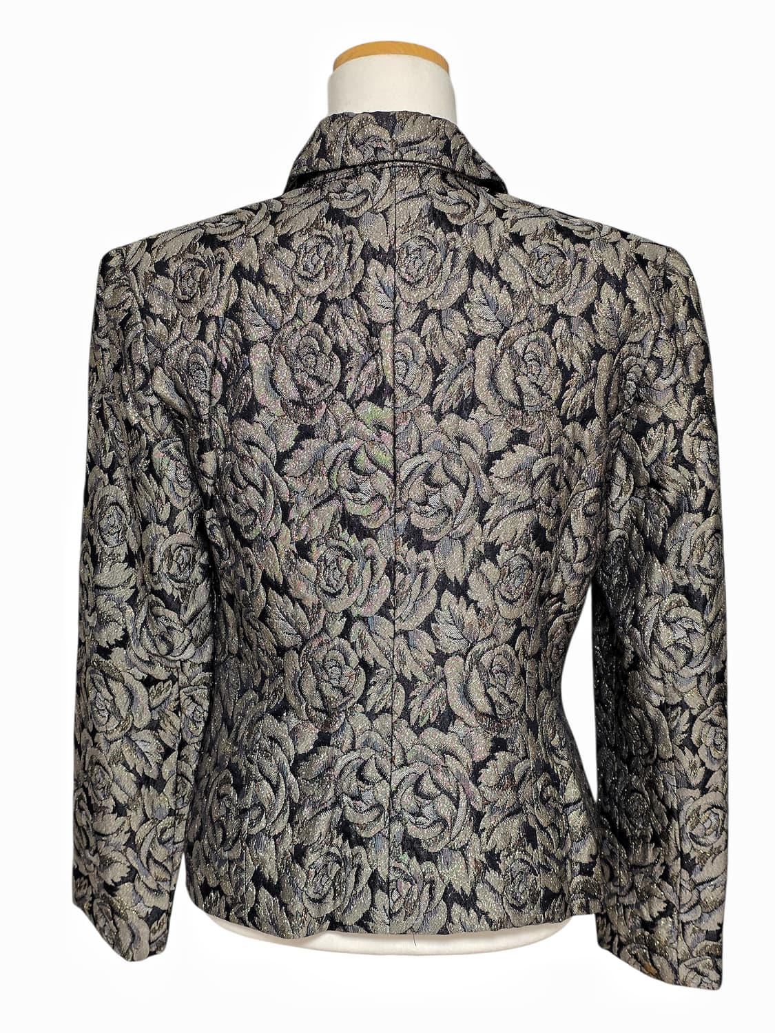 해외 빈티지) 꽃무늬 골드 펄 자켓 상품이미지7