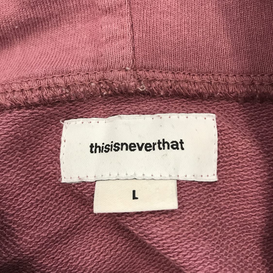 디스이즈네버댓 피그먼트 워시드 후드 더스티로즈 [L] 상품이미지4