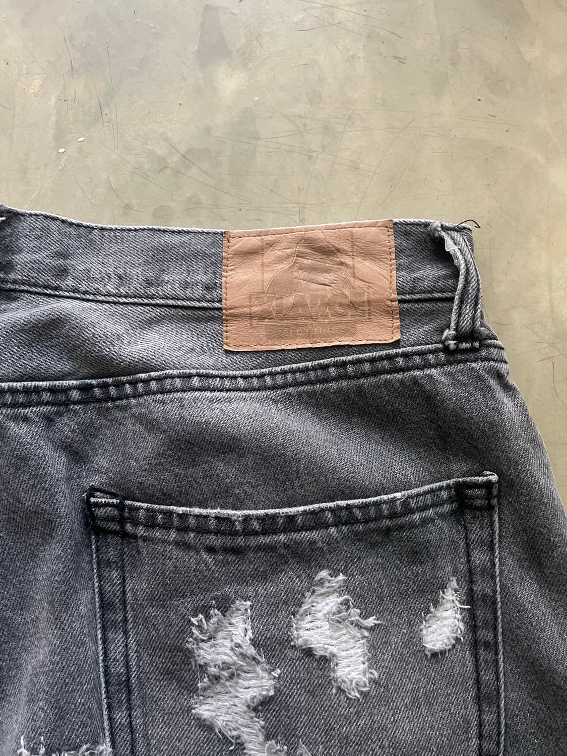 XLARGE 엑스라지 블랙 데님팬츠 36 상품이미지6