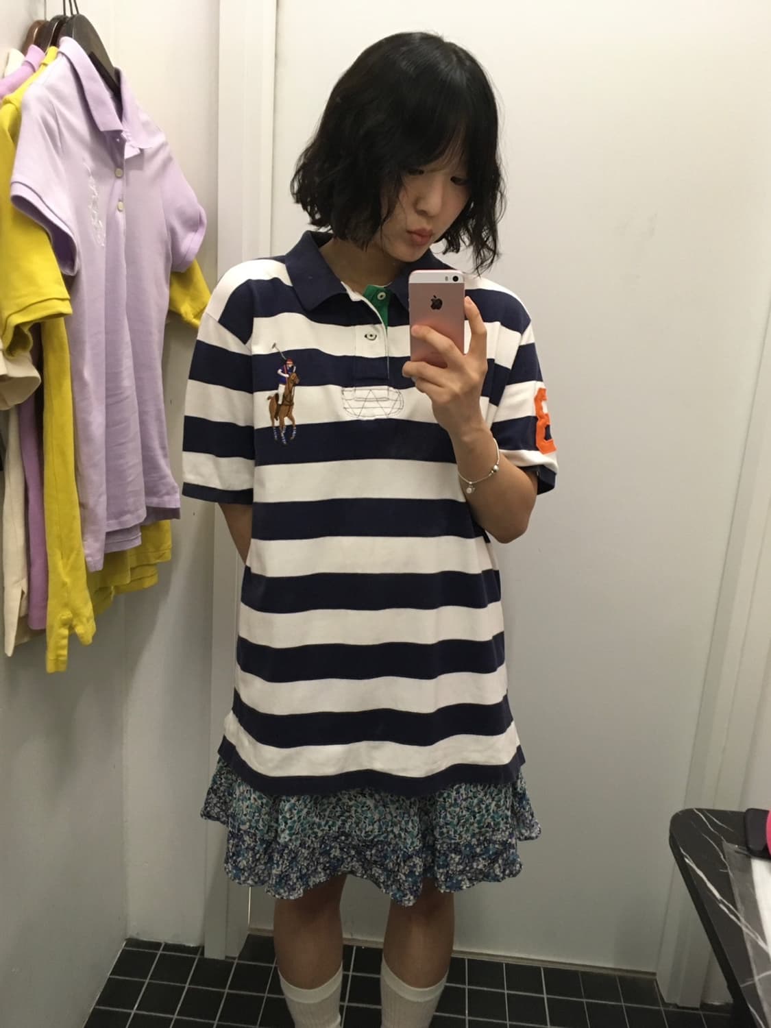 폴로 랄프로렌 빅포니 스트라이프 카라티 상품이미지1