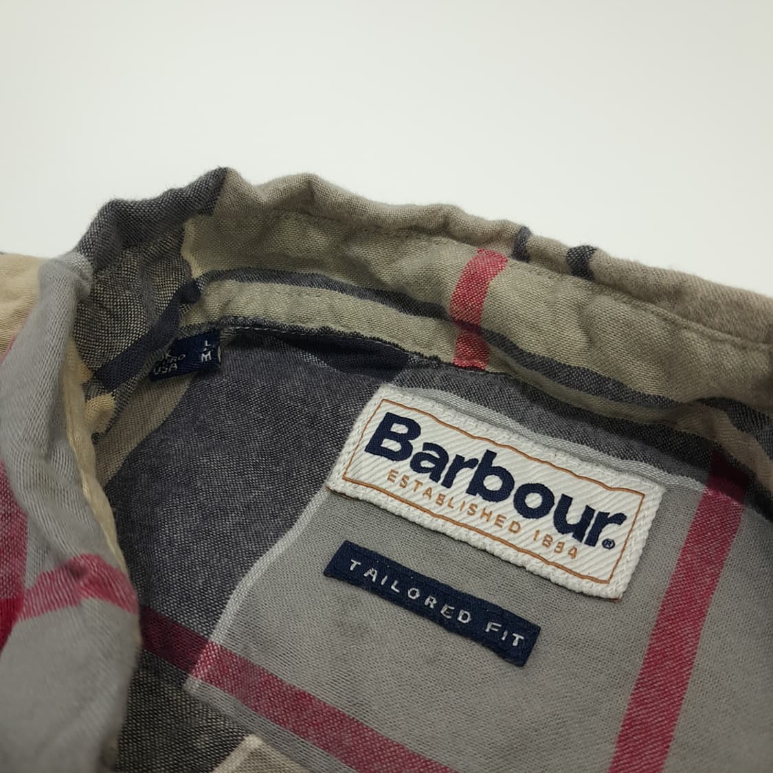 CN678 L 바버 헤리티지 클래식 타탄체크 긴팔 셔츠 남방 상품이미지4