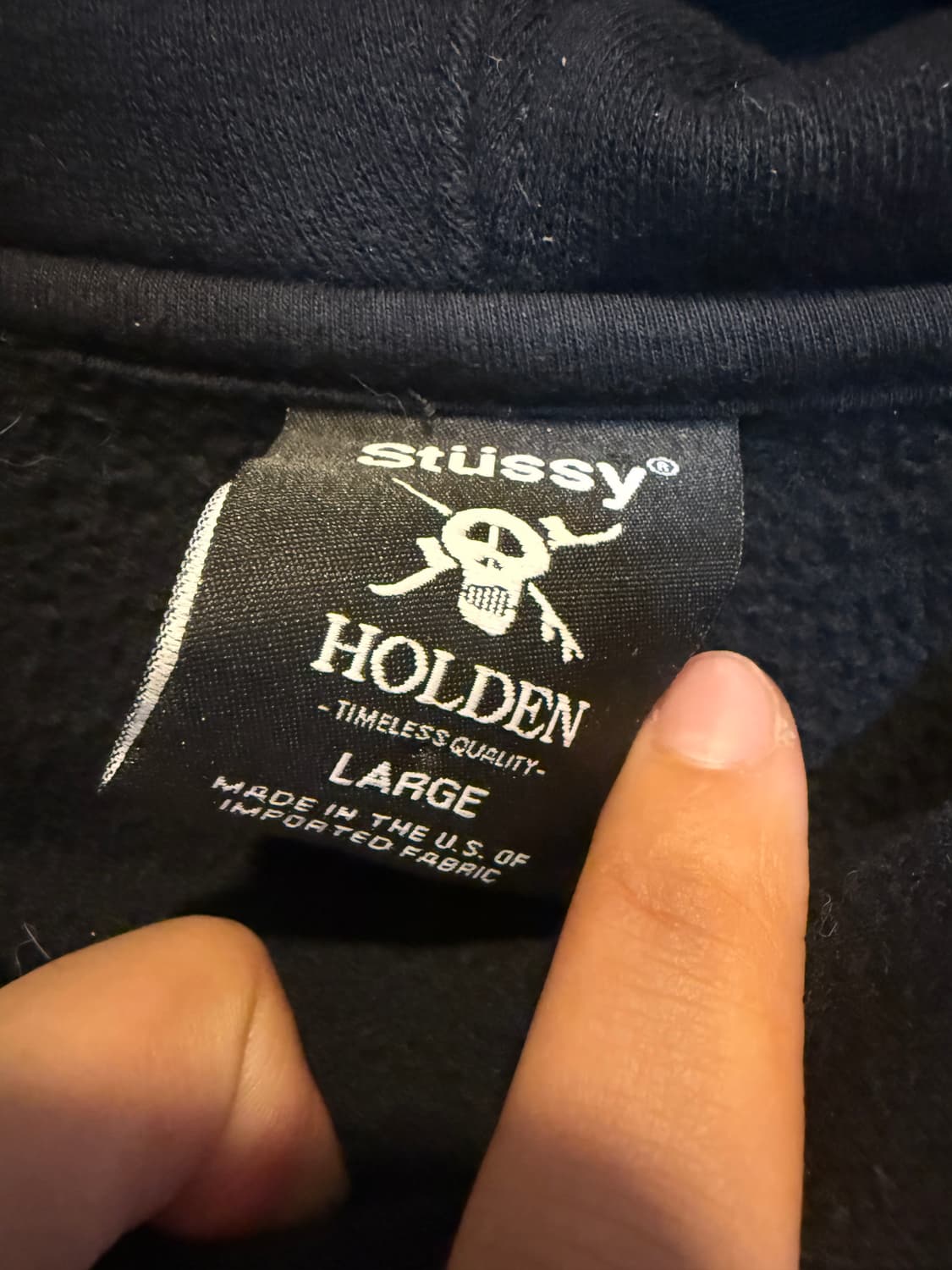 스투시 / 홀덴 콜라보 후드티 L 상품이미지2
