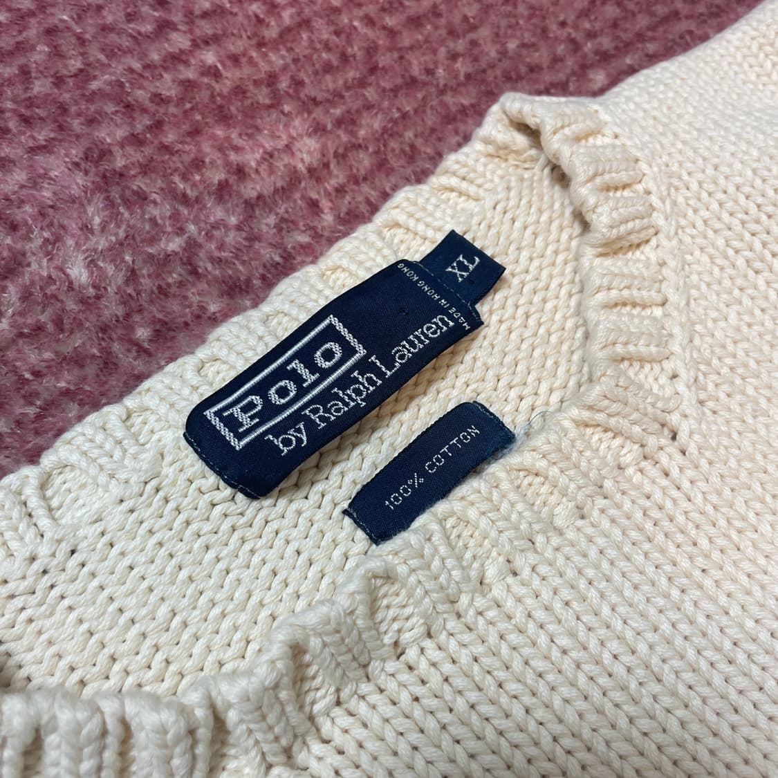 폴로랄프로렌 성조기 니트 아이보리 상품이미지3