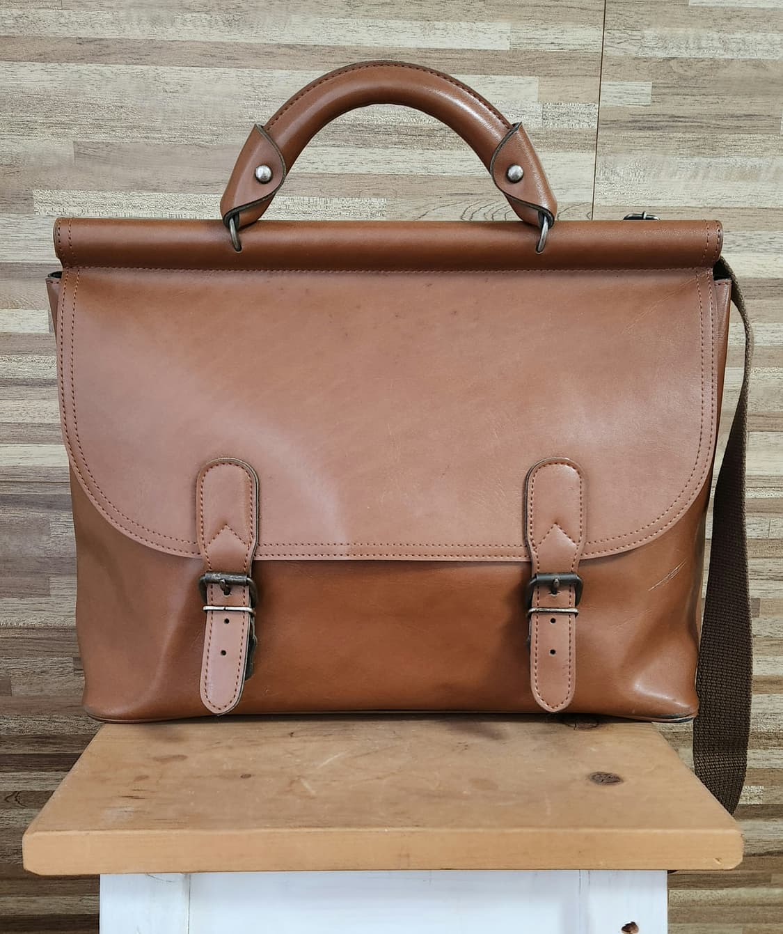 일본빈티지 브라운 사철백 상품이미지1