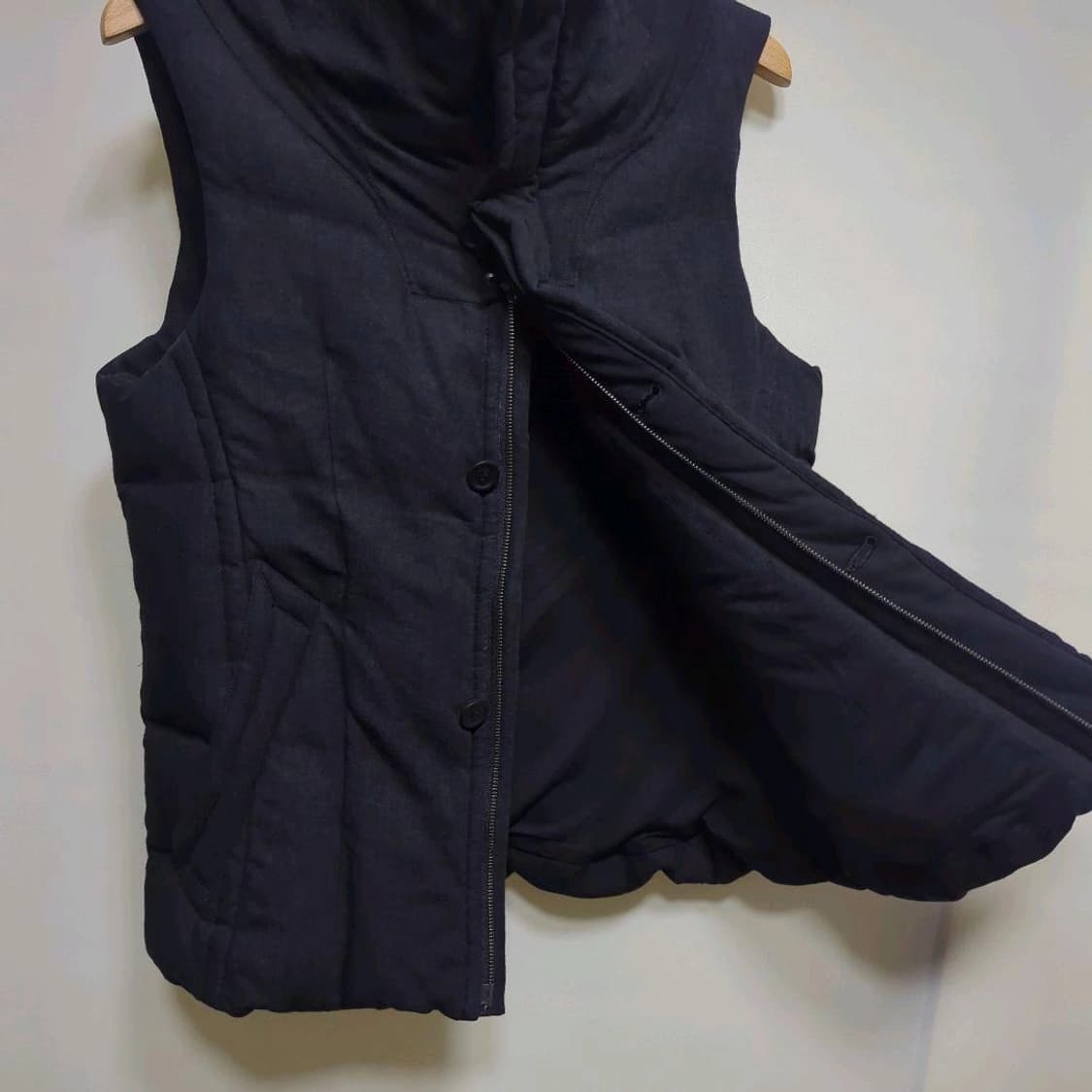 율리우스 울 믹스 더블 지퍼 다운 베스트 상품이미지3