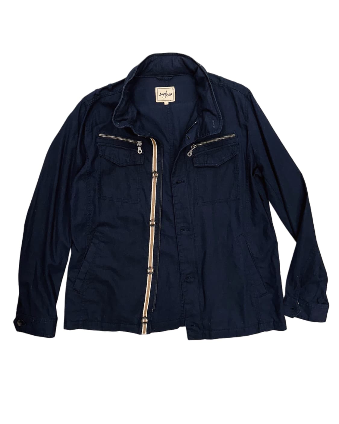 AVAIL JEAN navy cotton 2way-hood jacket  상품이미지2