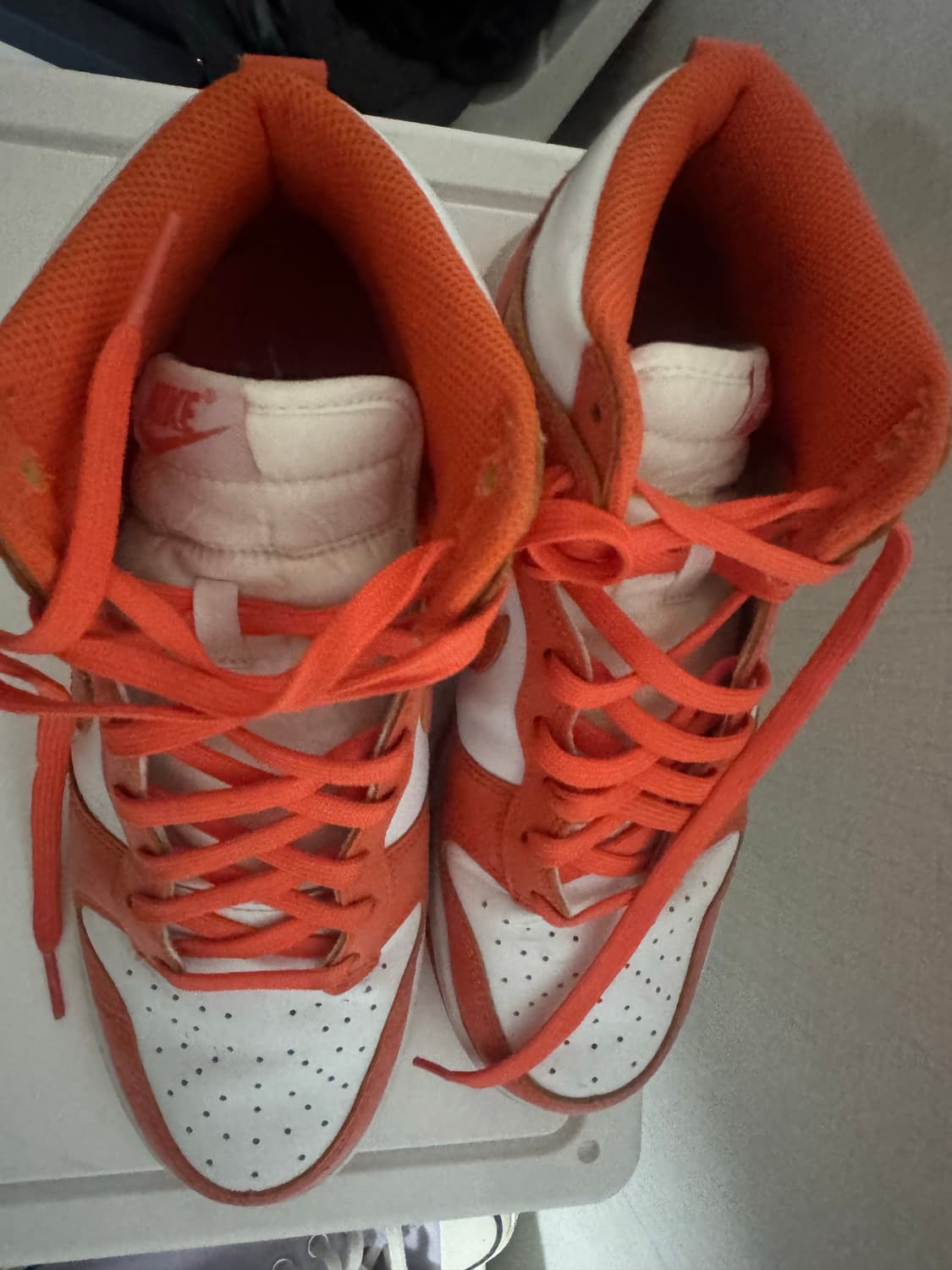 나이키 덩크 하이 레트로 오렌지 블레이즈 255 상품이미지6