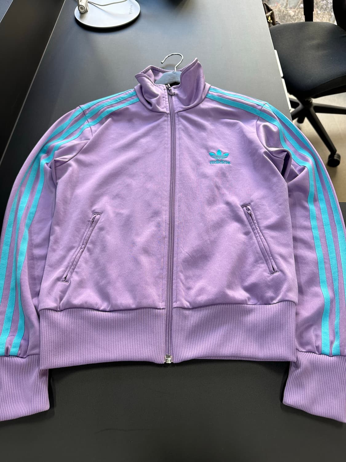 아디다스 파이어버드 퍼플 스카이블루 트랙져지 상품이미지4