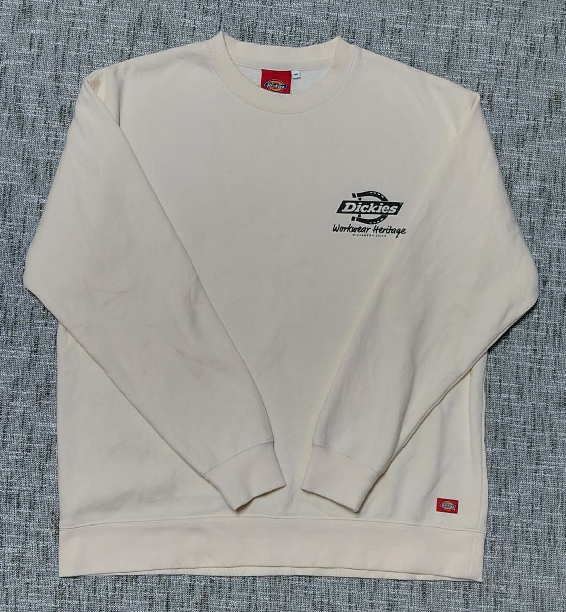 디키즈 워크웨어 헤리티지 기모 맨투맨 아이보리 L 상품이미지1