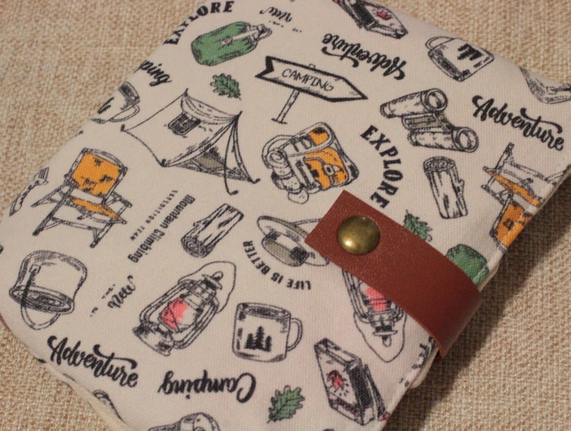 핸드메이드 밴딩 2포켓 파우치 상품이미지2