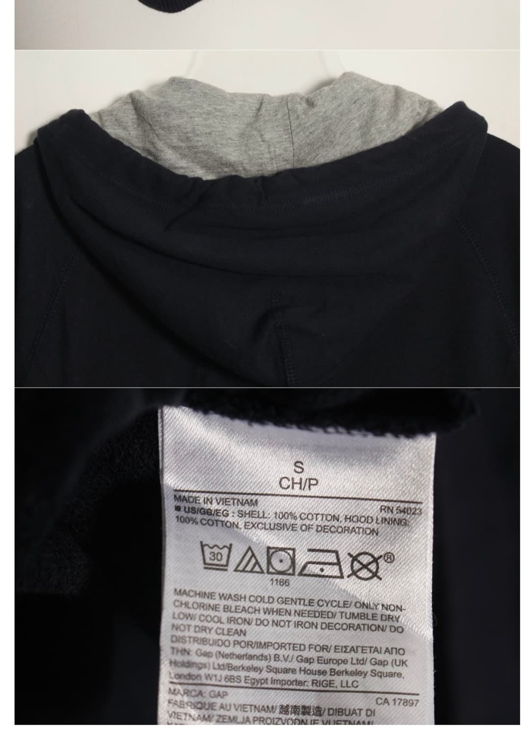 GAP 네이비 후드집업 상품이미지4