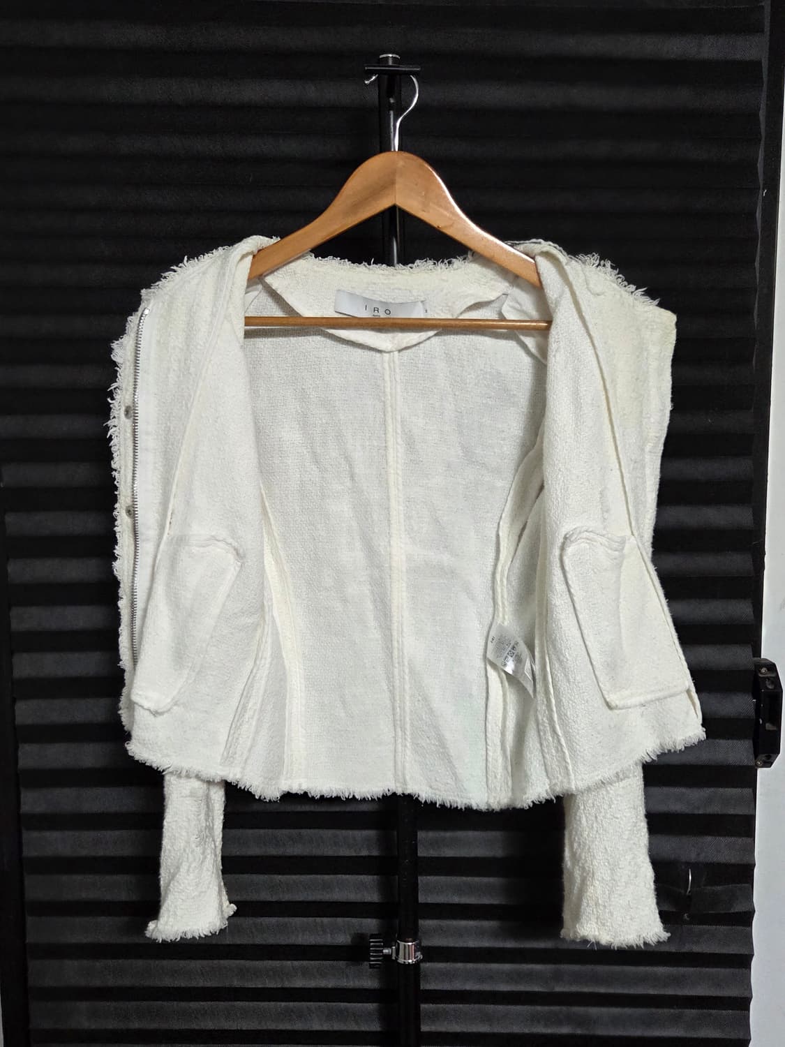 (정품) [이로] 아그네트 프린지 코튼 트위드 자켓 | 00112 상품이미지5