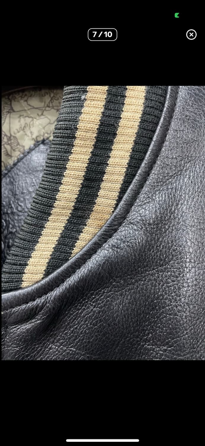 빈티지 블렌따노 블랙 카우 레더자켓 A2856 상품이미지7