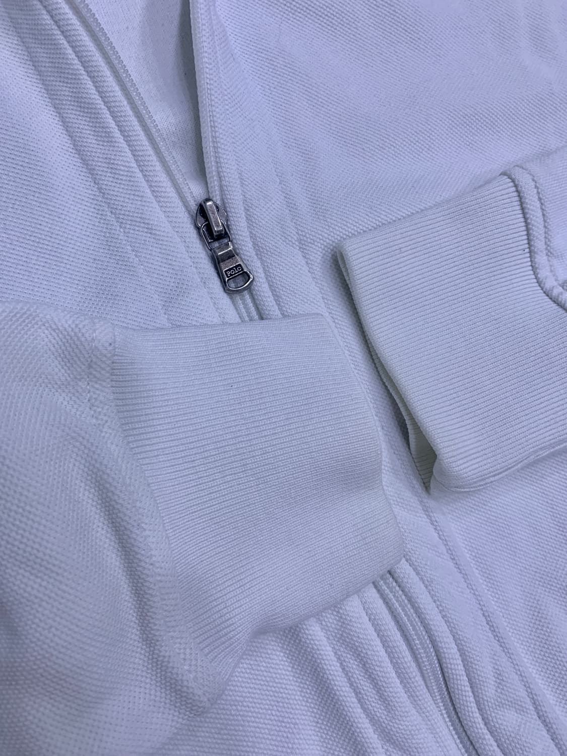 폴로 빅포니 화이트 코튼집업 상품이미지4