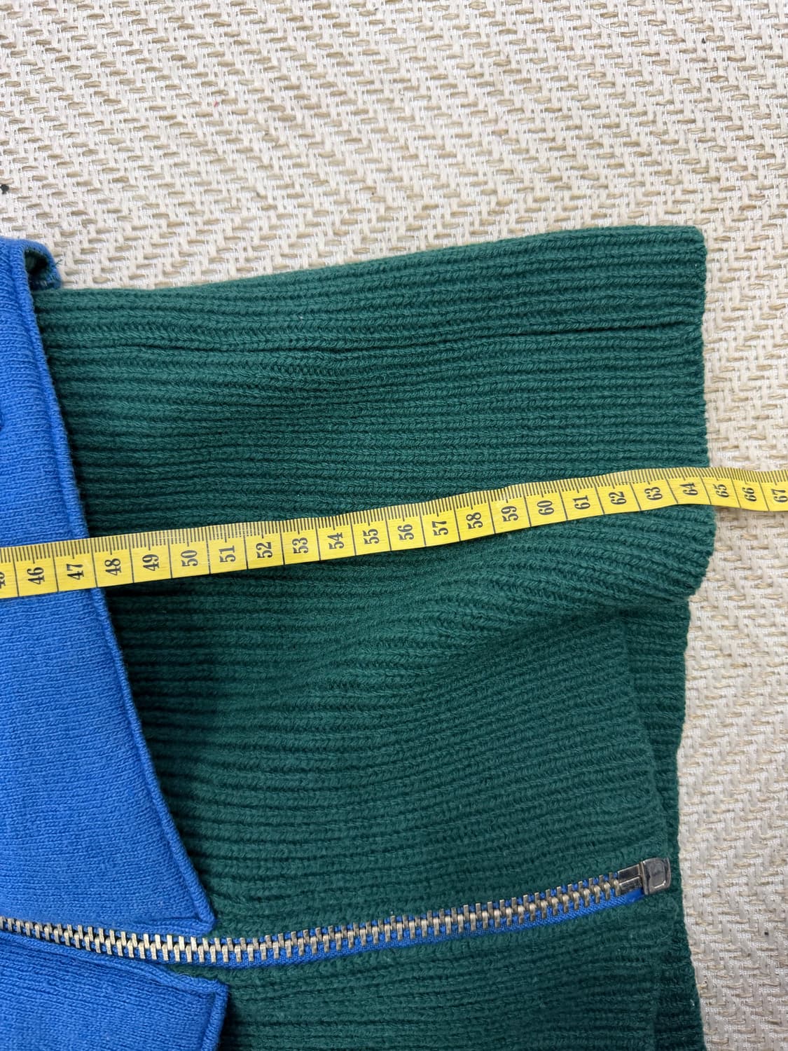 정품) O2ND 오즈세컨 한섬 이중 니트 자켓 1 상품이미지10