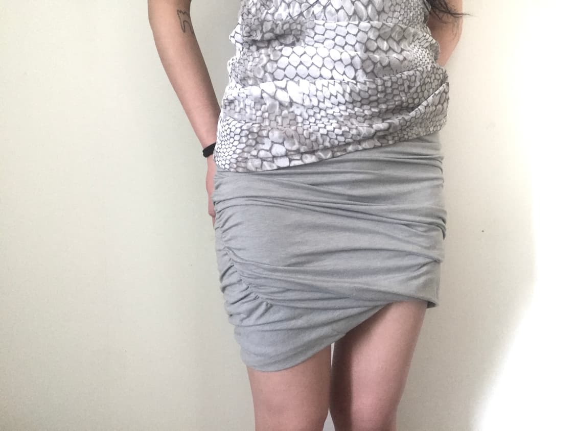 셔링미디스커트 vintage skirt 상품이미지1