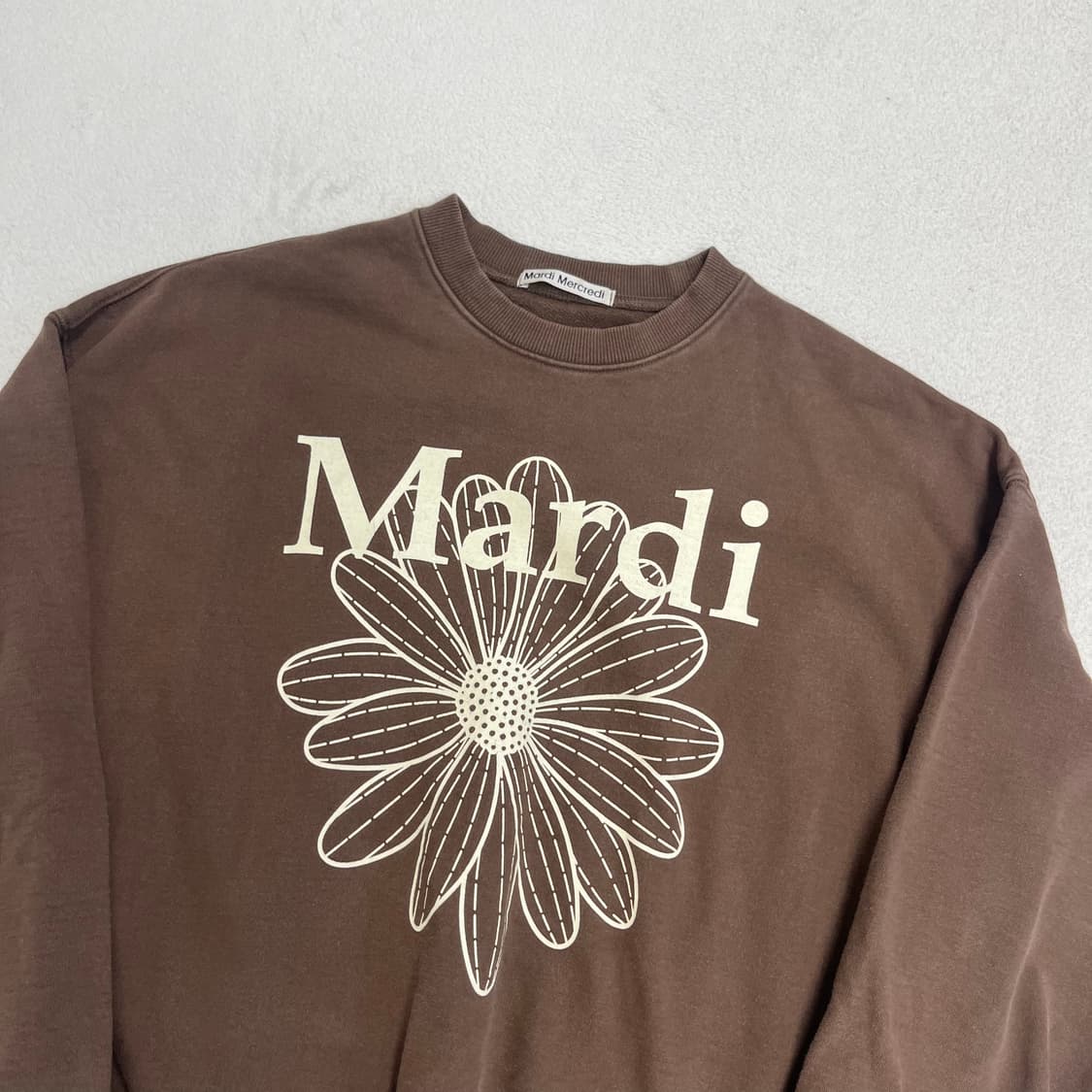 Mardimercredi brown sweatshirt 상품이미지5
