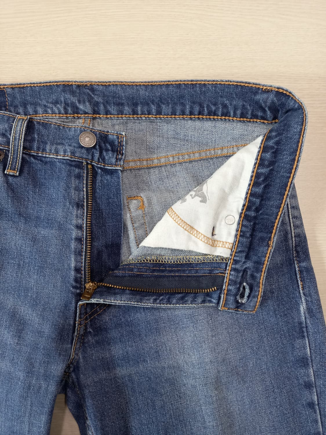 32 리바이스511 워싱 스판 슬림일자진 32-254 상품이미지7