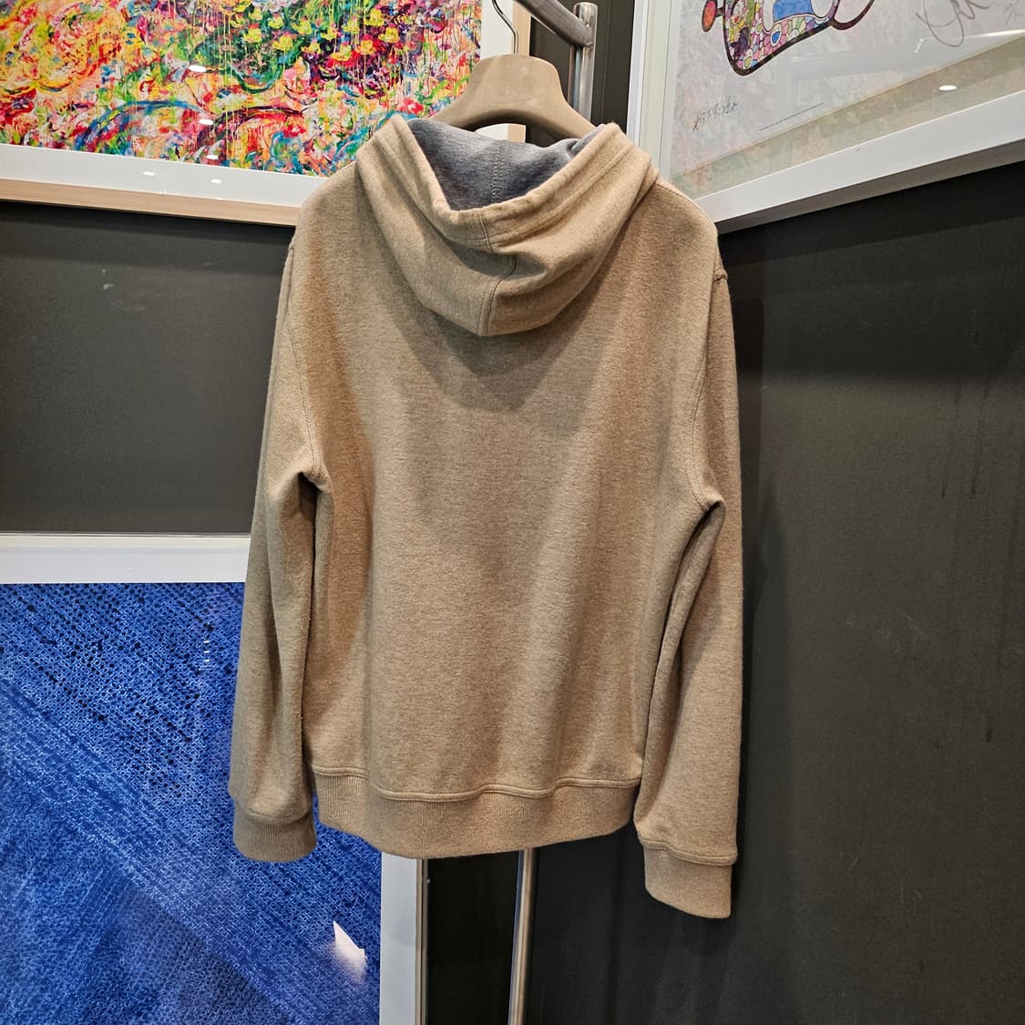 브루넬로 쿠치넬리 캐시미어 블랜드 후드집업 상품이미지4