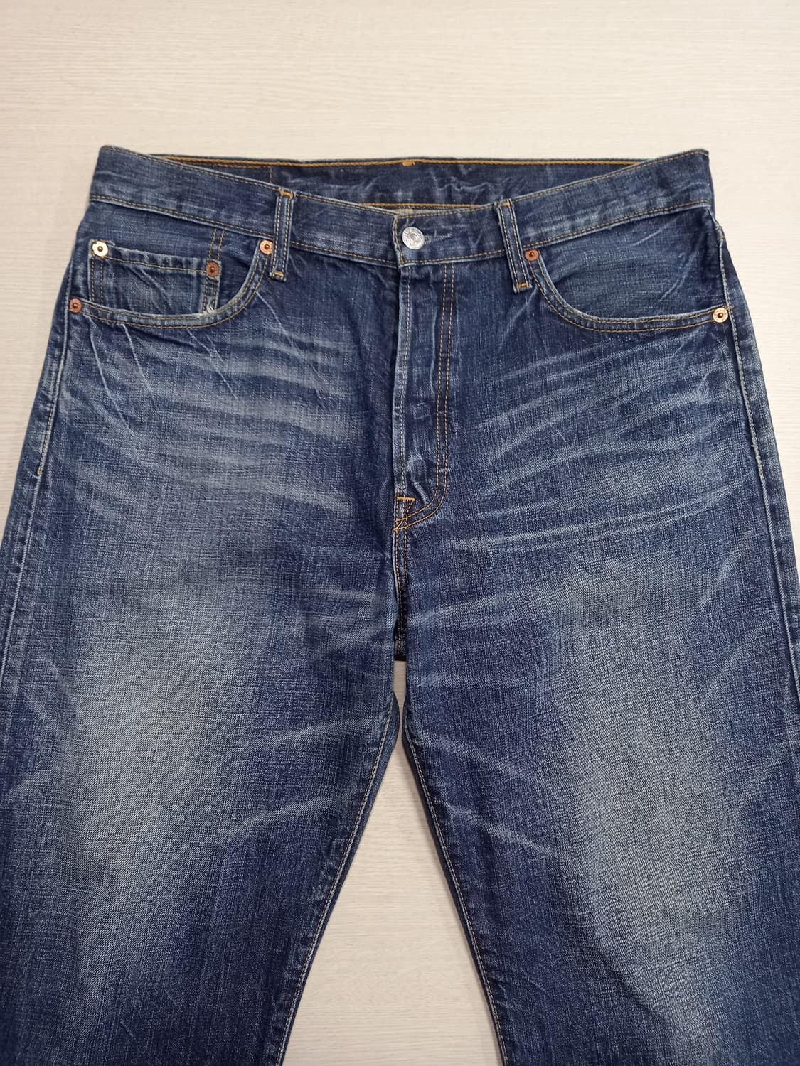 34 07's 리바이스501 워싱 일자진 34-555 상품이미지3