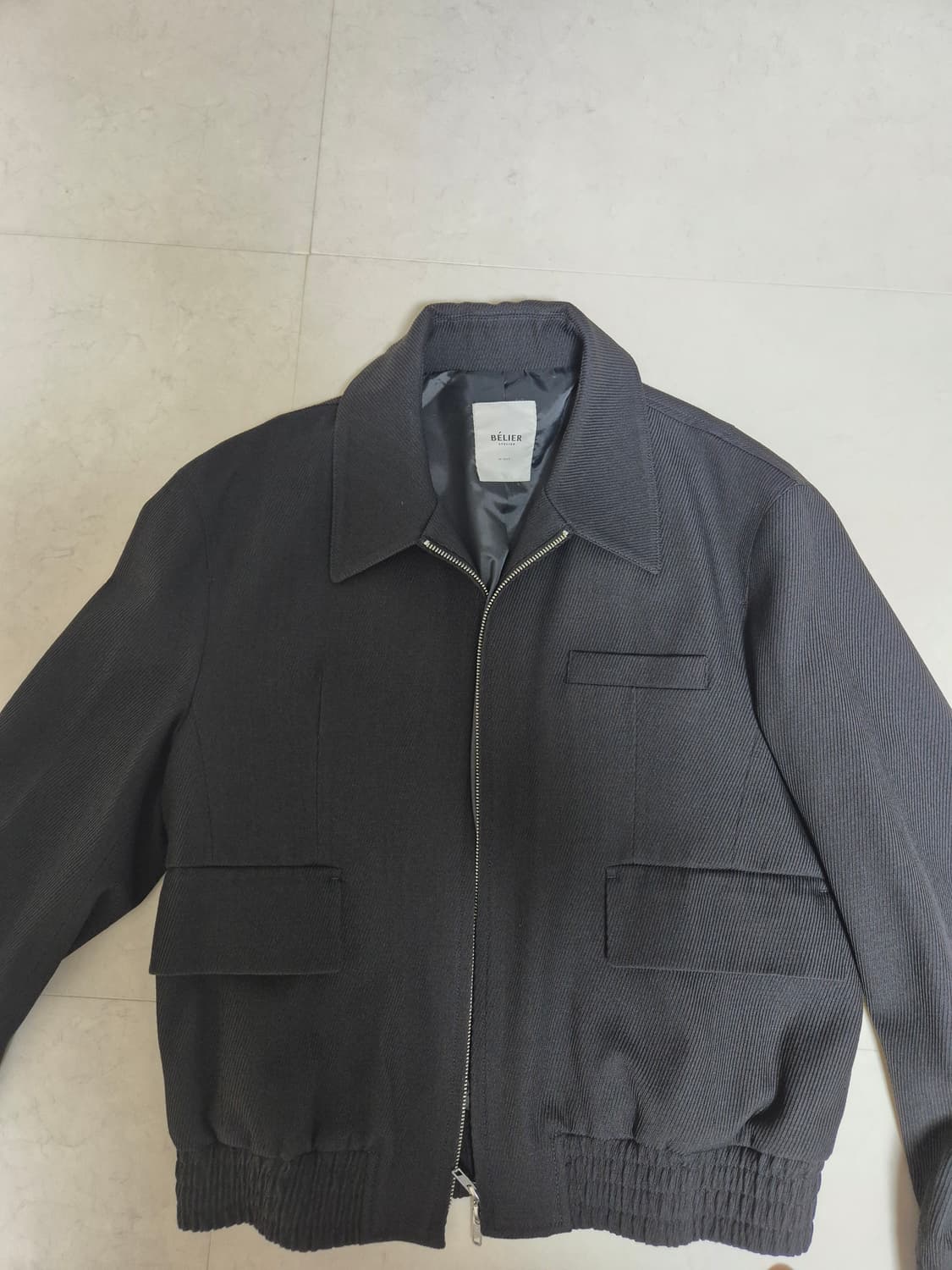 벨리에 다이애그널 블루종 차콜M 상품이미지1