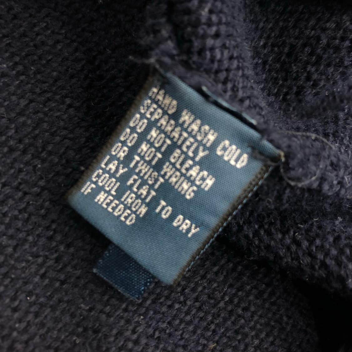 폴로 랄프로렌 네이비 코튼 하프집업 니트 상품이미지5