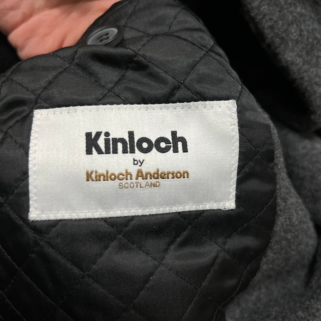 킨록 바이 킨록앤더슨 캐시미어 블렌디드 싱글코트 [차콜] L/100 상품이미지4