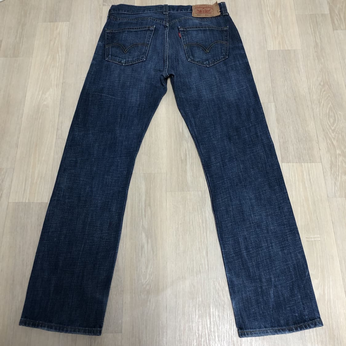 (31) 리바이스 Levis 501 스트레이트핏 타이틀 블루 데님 상품이미지7