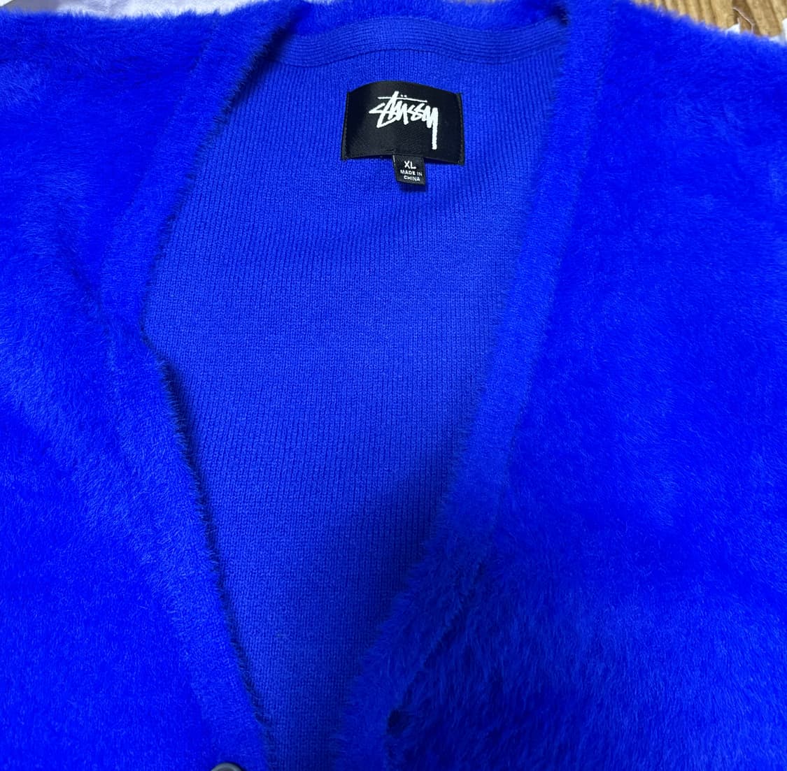 스투시 쉐기독 가디건 블루 (XL) 상품이미지2