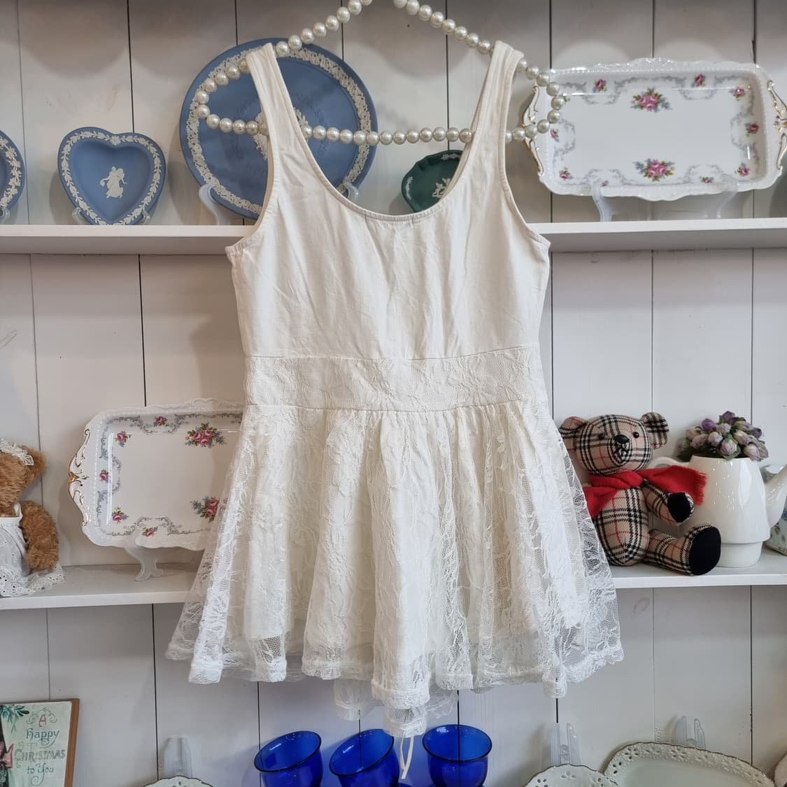 아이보리 레이스 코르셋 상품이미지5